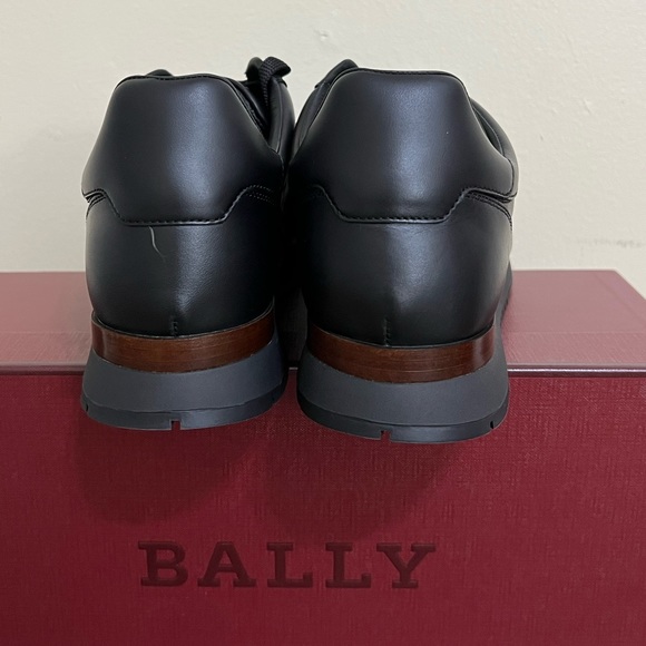 - Bally Men’s Astel Leather Sneakers In Black - Picture 12 of 12